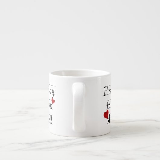 Wordt een tante Kind Print Tshirts en geschenken Espresso Kop (Achterkant)