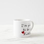 Wordt een tante Kind Print Tshirts en geschenken Espresso Kop (Voorkant rechts)