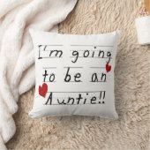 Wordt een tante Kind Print Tshirts en geschenken Kussen (Deken)