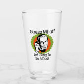 Wordt een vader Oranje groen Glas (Voorkant)