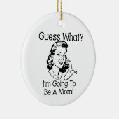 Wordt een zwarte moeder keramisch ornament (Rechts)