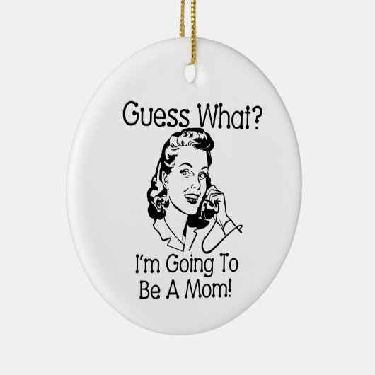 Wordt een zwarte moeder keramisch ornament (Rechts)