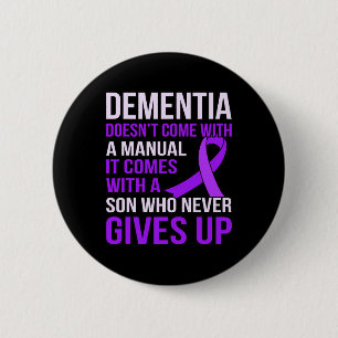 Wordt geleverd met een zoon Alzheimerheimer's Awar Ronde Button 5,7 Cm