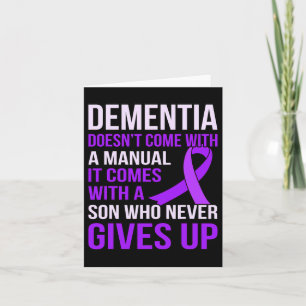 Wordt geleverd met een zoon Alzheimerheimer's bewu Kaart