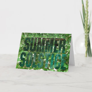 Wordt gezegend Deze Zonnestilstand van Zomer Kaart