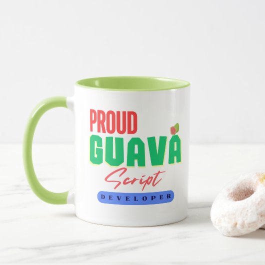 Wordt GuavaScript-taalontwikkelaar op  Mok (Met donut)