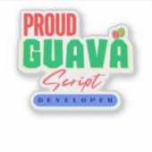 Wordt GuavaScript-taalontwikkelaar Sticker (Voorkant)