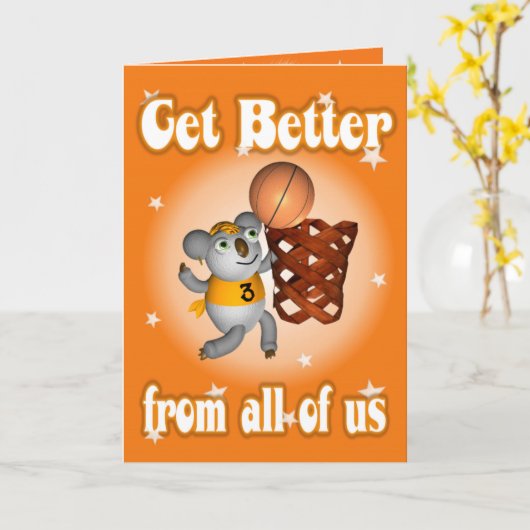 Wordt het SpeelBasketbal van de Koala van de Kaart (Gele Bloem)