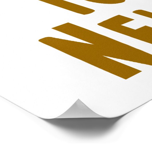 Wordt in rekening gebracht om je buurman te wissen poster (Hoek)