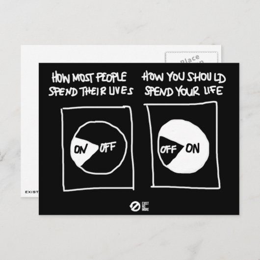 Wordt ingeschakeld! Briefkaart (Voorkant / Achterkant)