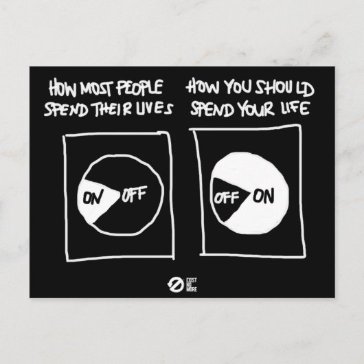 Wordt ingeschakeld! Briefkaart (Voorkant)