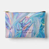 Wordt jij mijn Bloemenmeisje Faux Hologram? Etui (Voorkant)