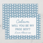 Wordt jij mijn pagina Blue Stars? Kaart (Voorkant / Achterkant)