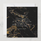 Wordt jij mijn zwarte bruidsmeisje? kaart (Achterkant)