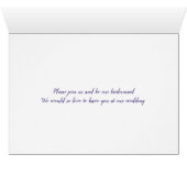 Wordt jij onze bruidsmaïde anemone blauwe kaart? (Binenzijde Horizontaal (Onderkant))