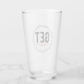 Wordt Lichtig Kerstmis Leuk Glas (Achterkant)