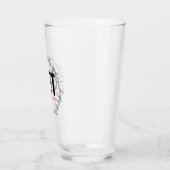 Wordt Lichtig Kerstmis Leuk Glas (Links)