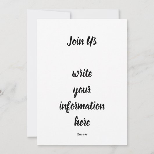 WORDT LID ***HET IS EEN SURPRISE*** FEest uitnodig Feestdagenkaart (Achterkant)