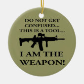 Wordt niet in verwarring gebracht. Dit is een gere Keramisch Ornament (Voorkant)