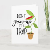 wordt niet volwassen het is een val grap Venus vli Kaart (Voorkant)