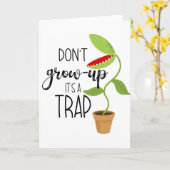 wordt niet volwassen het is een valpretje Venus vl Kaart (Gele Bloem)