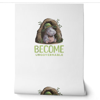 Wordt Onbestuurbaar T-shirt Behang