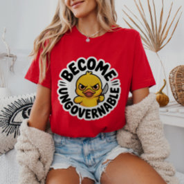 Wordt Ongregeerbaar Verzets Tirannie Activist Eend T-shirt