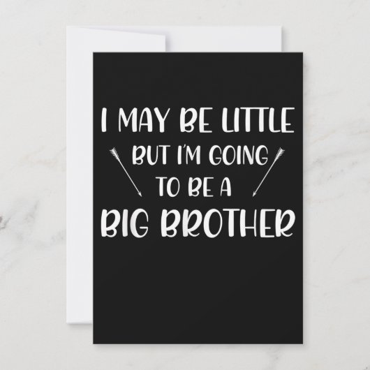 Wordt Oudere Broer Aankondiging Cadeau Broer (Voorkant)