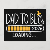 Wordt papa 2026 Bevorderd tot papa Nieuwe vader  Aankondigingskaart (Voorkant)