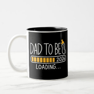 Wordt papa 2026 Bevorderd tot papa Nieuwe vader  Tweekleurige Koffiemok