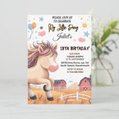 wordt schattig paard kinder mijn kleine pony 1e ve kaart (Staand voorkant)