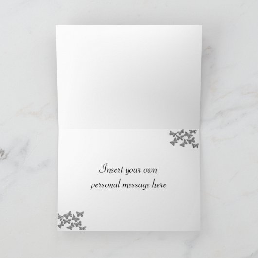 Wordt u mijn bruidsmeisje? aangepaste tekstkaart (Binnen)