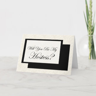 Wordt u mijn gastvrouw?