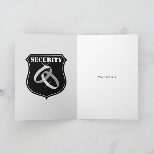 Wordt u mijn ringbeveiliging voorstel kaart? (Binnen)