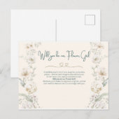 Wordt u onze Bloemenmeisje - Voorstel Briefkaart (Voorkant / Achterkant)