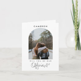 Wordt u onze Officiant Minimalist Foto op maat? Kaart