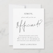 Wordt u onze officiële voorstelkaart? kaart (Voorkant)