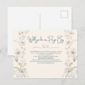 Wordt u onze page boy - voorstel briefkaart (Voorkant / Achterkant)