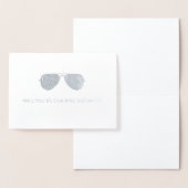 Wordt u onze ring beveiligingskaart - Huwelijksfee Folie Kaarten (Display)