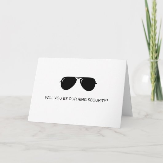 Wordt u onze ring beveiligingskaart - Ring Drager Kaart (Voorkant)