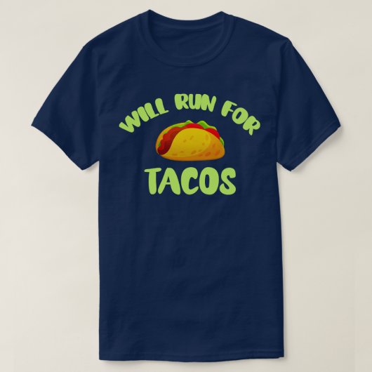 Wordt uitgevoerd voor Tacos T-shirt (Design voorkant)