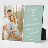 Wordt Vader | Cadeau Fotoplaquette voor Toekomstig Fotoplaat (Zijkant)
