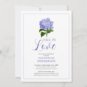 Wordt verliefd Lavendel Hydrangea Bruidsmeisjesfee Kaart
