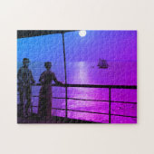 Wordt verzonden in de nachtgekleurde puzzel legpuzzel (Horizontaal)