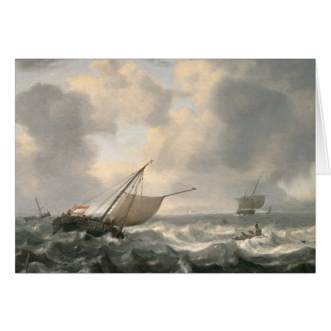 Wordt verzonden op een Choppy-Zee (Voorkant Horizontaal)