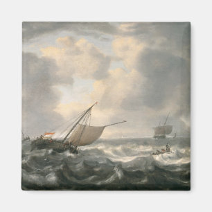 Wordt verzonden op een Choppy-Zee Magneet