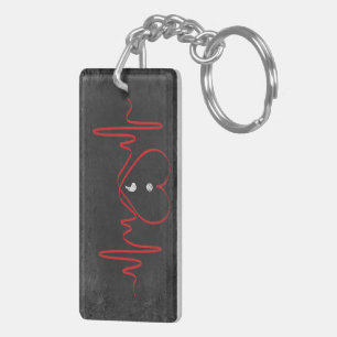 Wordt voortgezet.. Semicolon keyring Sleutelhanger