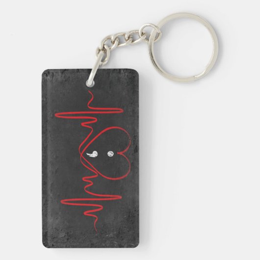 Wordt voortgezet.. Semicolon keyring Sleutelhanger (achterkant)