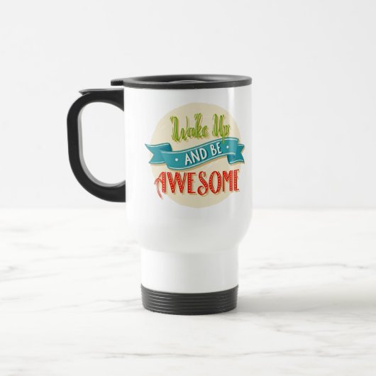 Wordt Wakker Awesome Retro Reisbeker (Links)