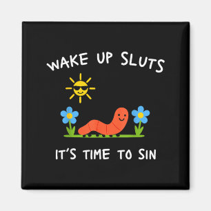Wordt wakker het is tijd om te zondigen Grappig di Magneet